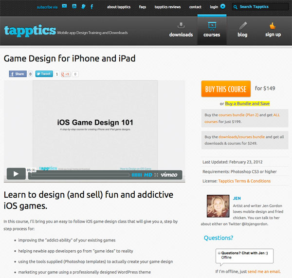md4 Design and sell your first iPhone game   only $59! (reg. $249)