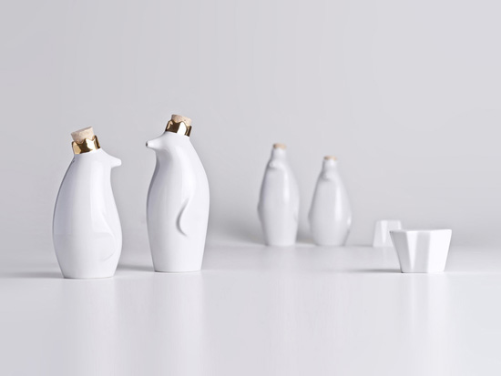Pinguin tableware by Luiz Pellanda & Aleverson Ecker pinguin 00 Pinguin tableware by Luiz Pellanda & Aleverson Ecker