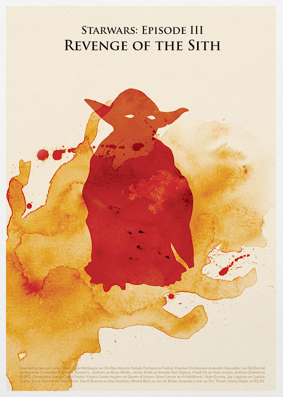 poster sw episode 3 Sweet starwars and superheroes posters by marcus