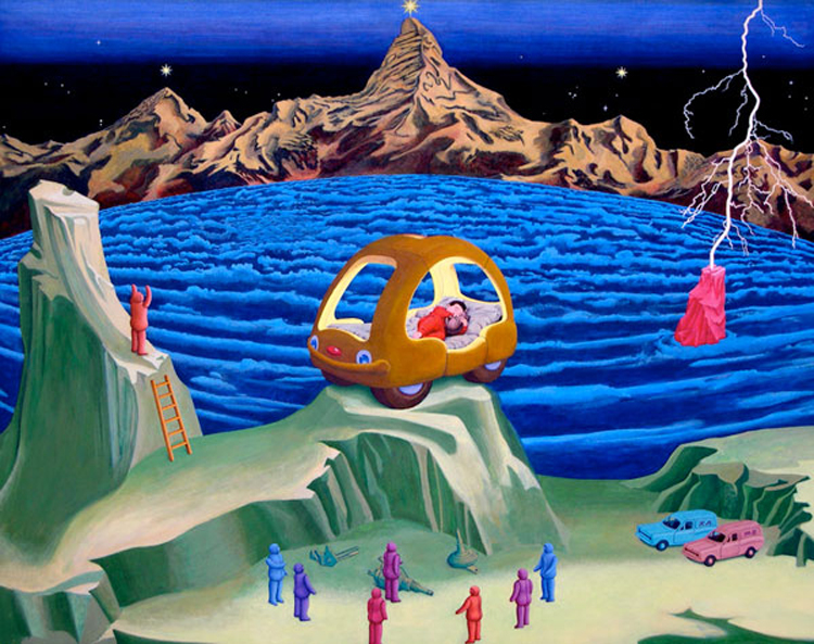 sa 2 Paintings by Simon Aeschbacher