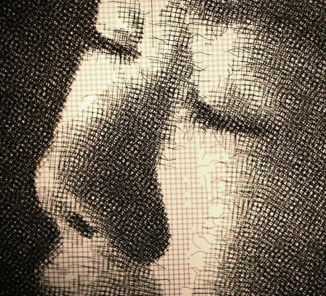 Portraits made of Wire Mesh by Seung Mo Park seung mo park wires 03 Portraits made of Wire Mesh by Seung Mo Park