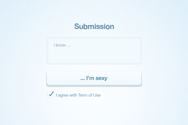 sexy form Freebie: Sexy PSD Form
