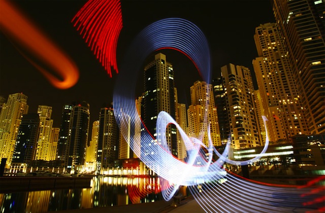 sola lightpaint graffiti 03 Lightpainting Graffiti by Sola – “Lightbombing”