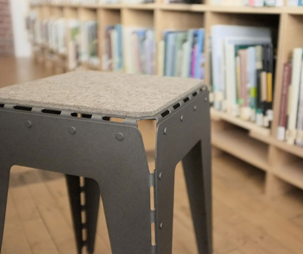 Stool #1 an industrial designed stool inspired by plane parts Stool #1 an industrial designed stool inspired by plane parts
