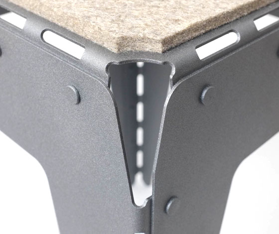 Stool #1 an industrial designed stool inspired by plane parts Stool #1 an industrial designed stool inspired by plane parts