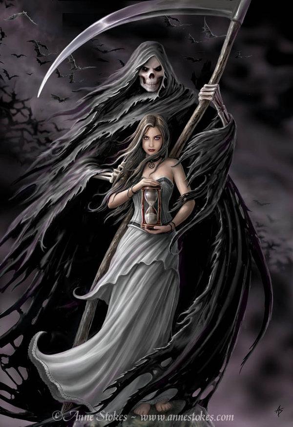 Fantasy Art by Anne Stokes summon the reaper by anne stokes600 874 Fantasy Art by Anne Stokes