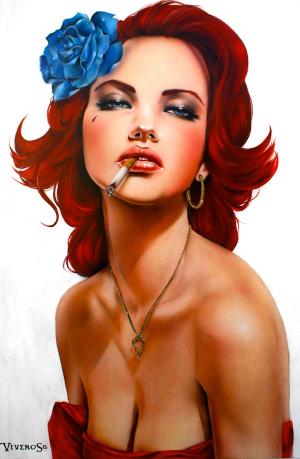 New Brian Viveros Painting: The Blue Rose thebluerose01 1 New Brian Viveros Painting: The Blue Rose