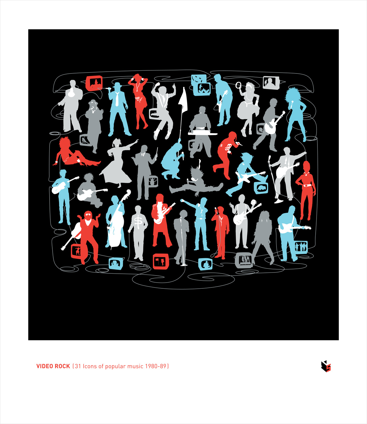 Chop Shop’s Four Icons of Rock Posters videoRock digital usa hires Chop Shop’s Four Icons of Rock Posters