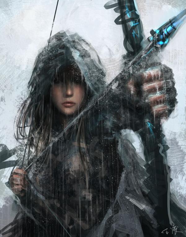 warrior 2 by wang ling600 762 Digital Paintings by Wang Ling