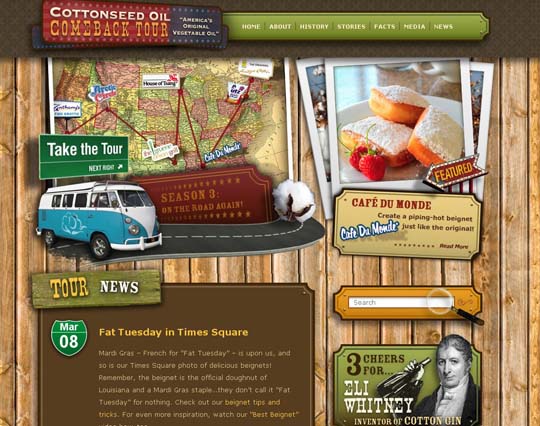 50 Really Cool Retro Vintage Style Websites for Inspiration 10.retro websites 50 Really Cool Retro Vintage Style Websites for Inspiration