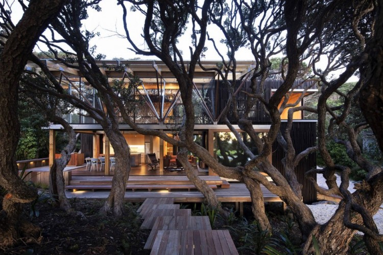 Under Pohutukawa House by Herbst Architects 141 750x499 Under Pohutukawa House by Herbst Architects