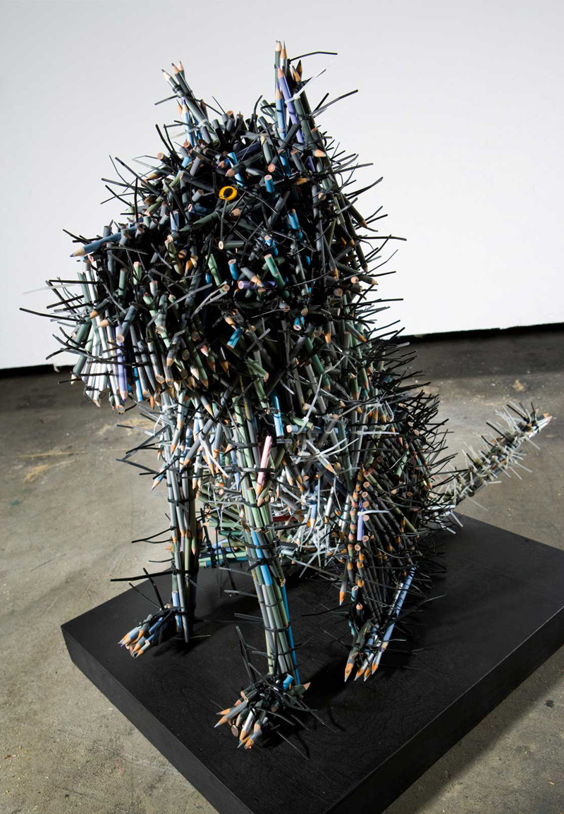 158 Pencil Sculptures by Federico Uribe