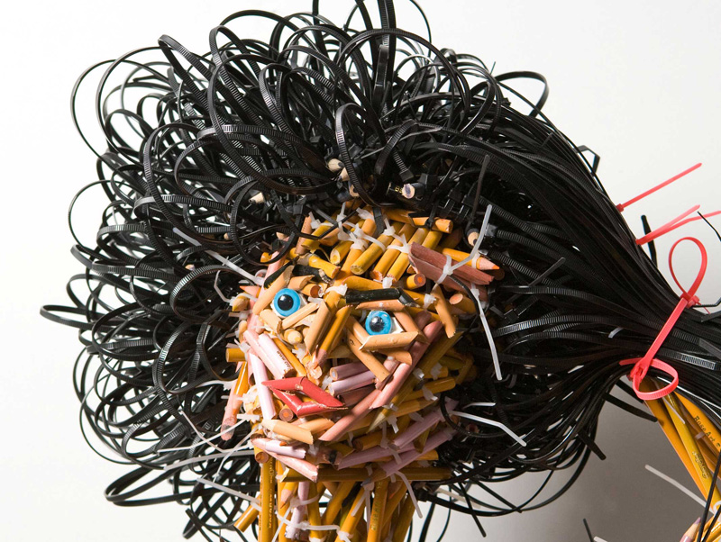 323 Pencil Sculptures by Federico Uribe