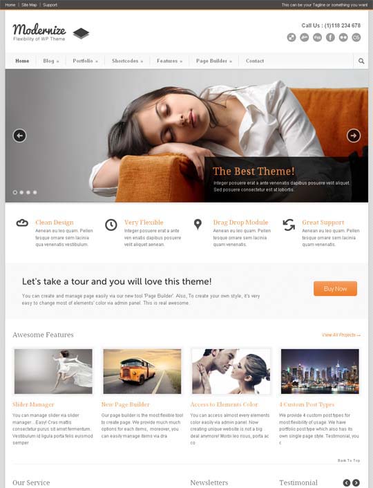 4.responsive wordpress themes pic on Design You Trust 4.responsive wordpress themes 30 Professionally Designed Fully Responsive WordPress Themes