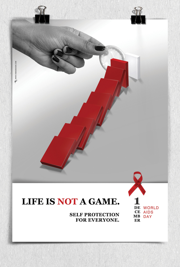Aids Poster VAMADESIGN World Aids Day Poster