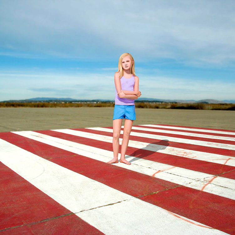 American Girl Constructed Portraits by Deborah Hamon