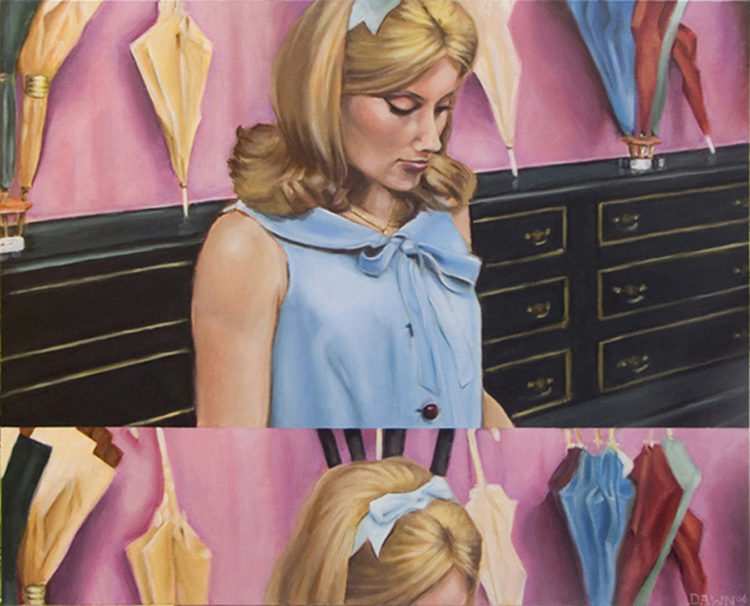 Paintings by Dawn Dudek An expectant Genvieve Paintings by Dawn Dudek