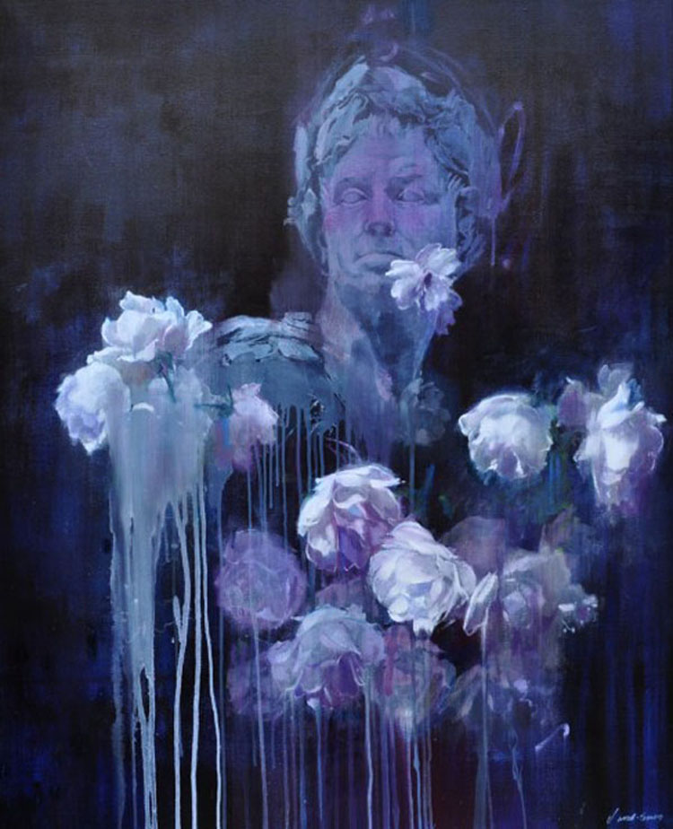 Paintings by Jake Wood Evans As Rome Falls Flowers Grow Paintings by Jake Wood Evans