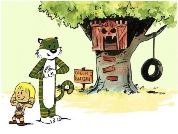 Calvin and Hobbes Mashups Calvin and Hobbes Mashups He Man Calvin and Hobbes Mashups