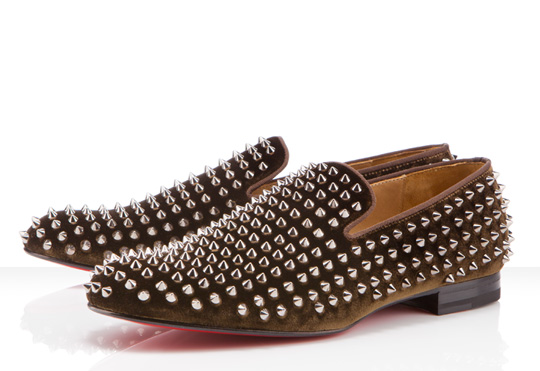 Christian Louboutin Rollerboy Spikes – Brown Velvet Christian Louboutin Rollerboy Spikes Brown Velvet Fall x Winter 2011 Christian Louboutin Rollerboy Spikes – Brown Velvet