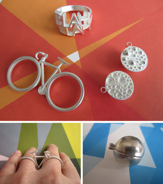 Collabcubed Jewelry BikeRing BlahBlahRings Locket collabcubed Double finger Bike Ring and more