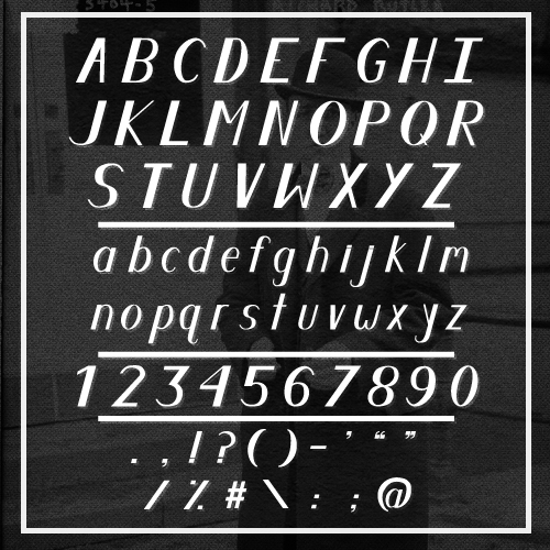 One Hundred New Font! STACKTYPE One Hundred New Font!