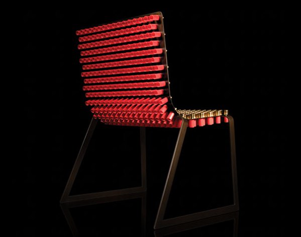 Fully Loaded Shotgun Shell Chair by Rehab Shotgun 2 Fully Loaded Shotgun Shell Chair by Rehab