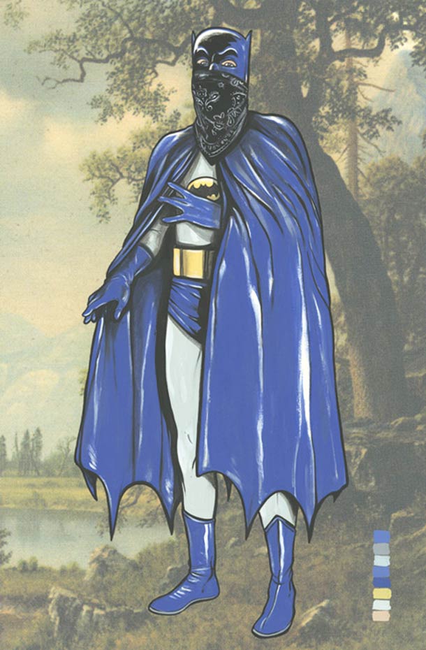 Superhero Gangsters Batman Bear Superhero Gangsters