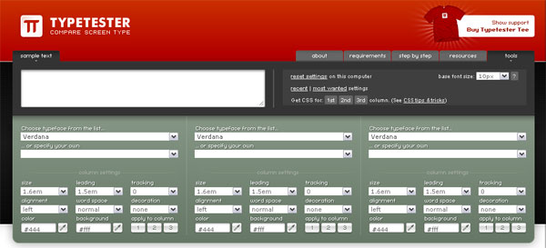 Best 12 Typography Tools for Designers Typetester–01 Best 12 Typography Tools for Designers