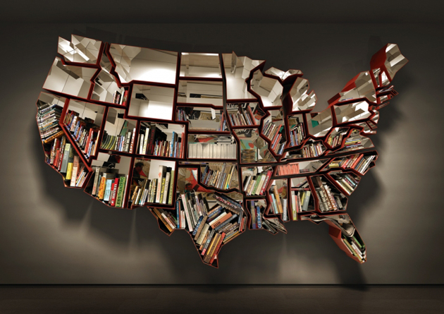 United States Bookshelf by Ron Arad United States Bookshelf United States Bookshelf by Ron Arad