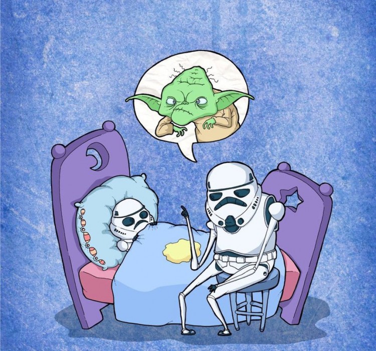 Yakovlevs Funny Illustrations Yakovlevs Funny Illustrations star wars 750x701 Yakovlevs Funny Illustrations