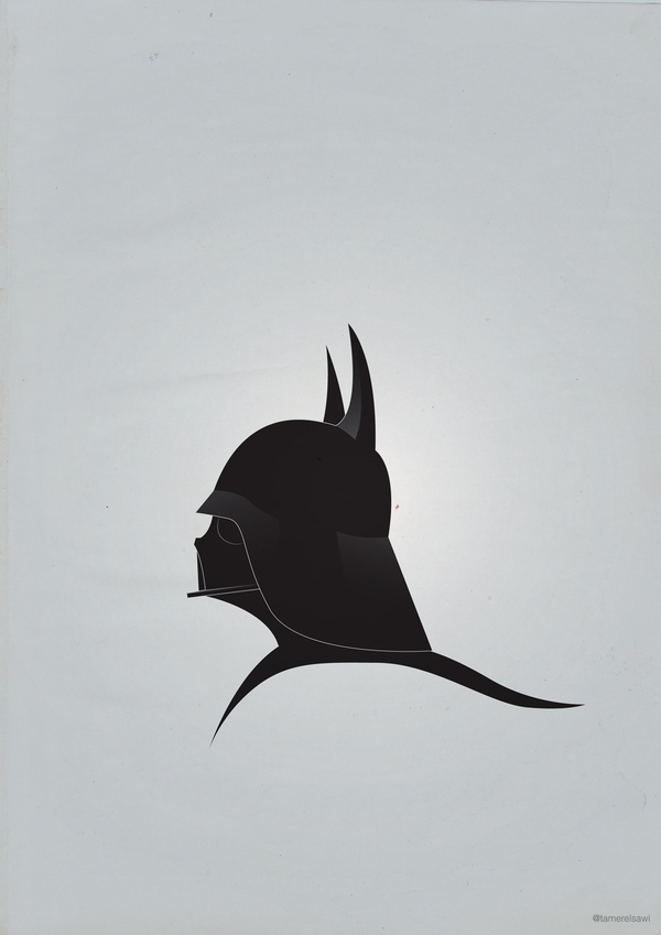 abf25ead74fb69b6b8fe2a201ade5b98 Vadarisim   A playful vector collection using Darth Vader’s helmet.