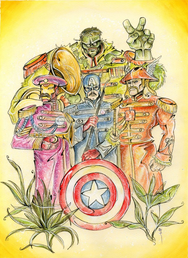 alternative avengers beatles sara richard1 Alternative Avengers