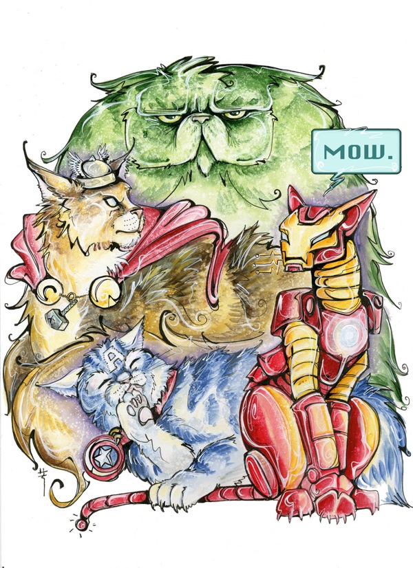 alternative avengers cats sara richard Alternative Avengers