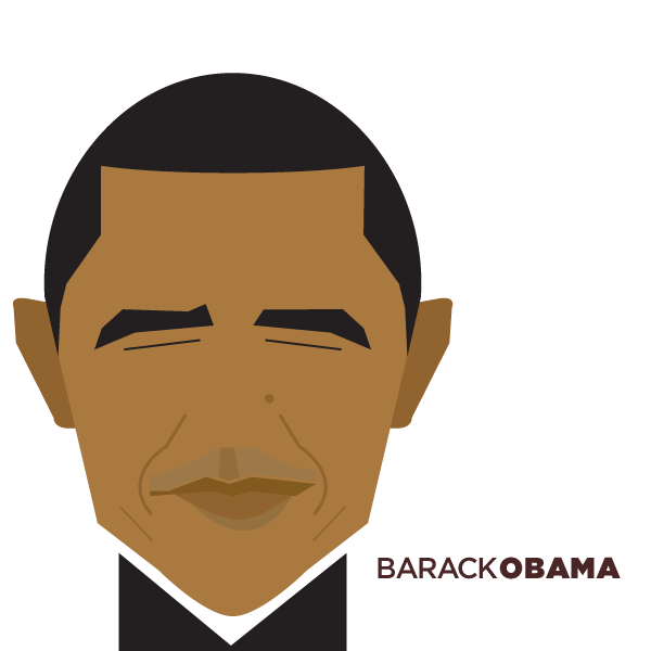 365 Face Illustrations Project by Jan Nagra barack obama 365 Face Illustrations Project by Jan Nagra