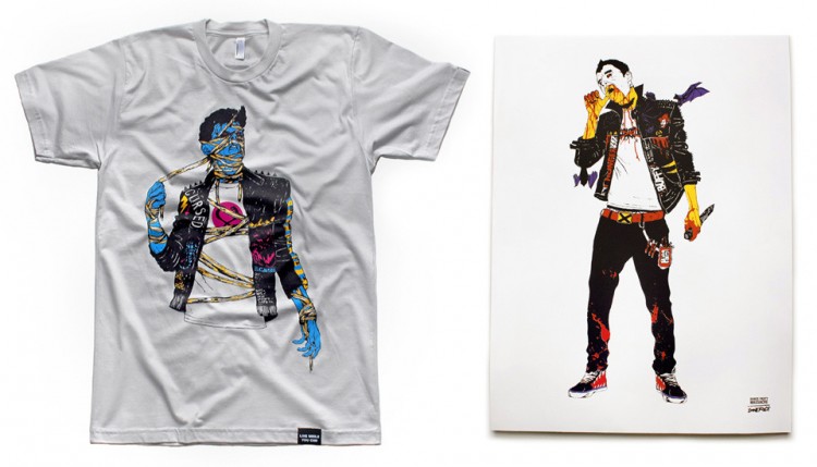 Dance Party Massacre X Boneface boneface tee poster1 750x429 Dance Party Massacre X Boneface
