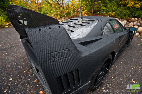 Carbon Fiber Wrapped Ferrari F40 carbon fiber F40 61 Carbon Fiber Wrapped Ferrari F40