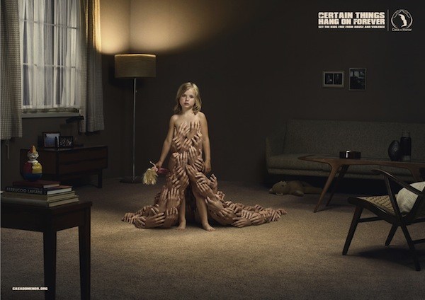 casa do menor hands 40 Examples of Extreme and Controversial Advertising
