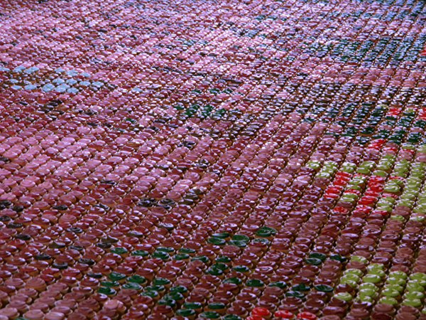 10,000 Cupcakes Create a Beautiful Mosaic cherry blossom mural mosaic 4 10,000 Cupcakes Create a Beautiful Mosaic