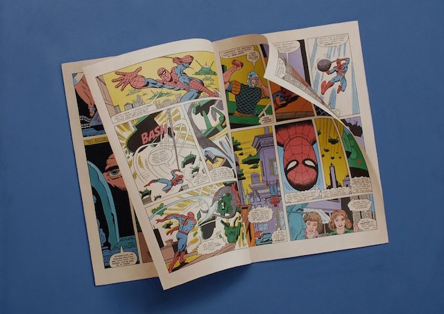 comic book paintings sharon moody 01 Photorealistic Comic Book Paintings by Sharon Moody