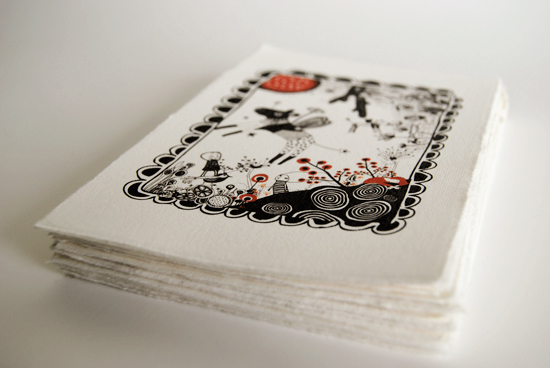 cristian grossi kreativehouse stationery illustration2 Handmade delightful illustrated stationery