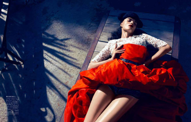 crystal renn8 Crystal Renn by Camilla Akrans for Vogue Japan June 2012