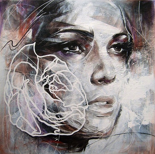 Mixed Media Portrait Paintings by Danny O’Connor danny oconnor portraits 01b Mixed Media Portrait Paintings by Danny O’Connor