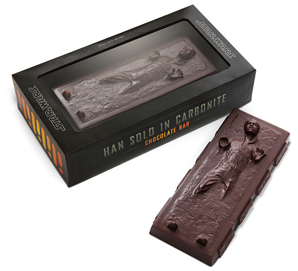 ea87 star wars han solo in carbonite chocolate bar Star Wars Han Solo Carbonite Chocolate