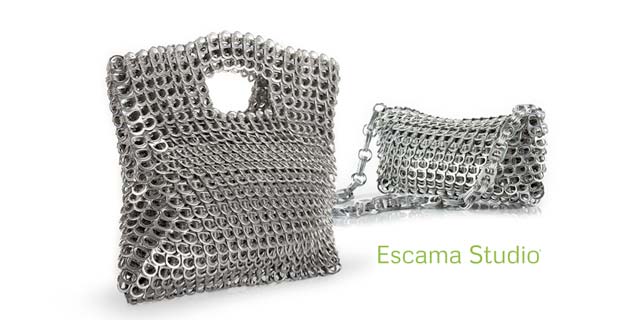 Recycled Pull tabs Bags & Accessories feeldesain Escama Studio open Recycled Pull tabs Bags & Accessories