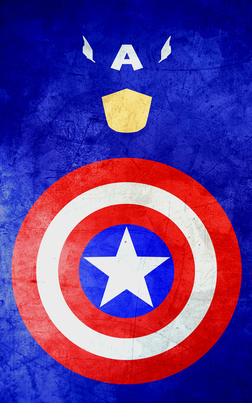 Minimalist Superhero + Star Wars Posters first avenger by thelincdesign d4pblwi Minimalist Superhero + Star Wars Posters