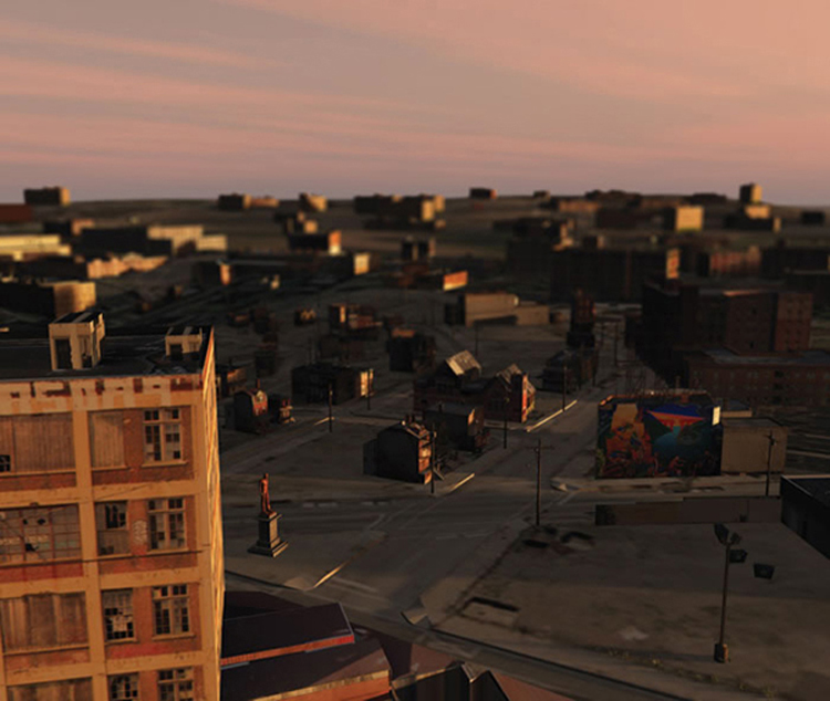 Digital Art by Tim Portlock ghost city14 Digital Art by Tim Portlock