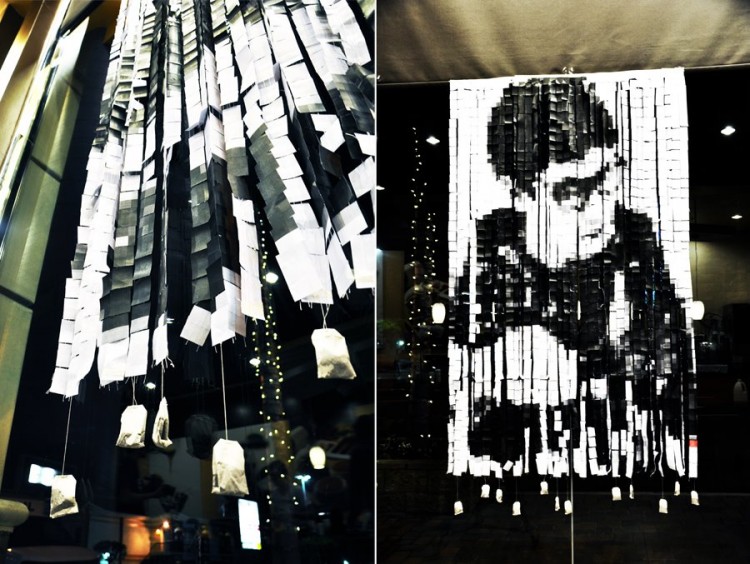 h1 750x564 Portrait with tea bags by Hong Yi !