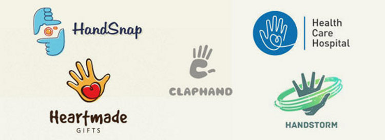 hand logos Logo Design Inspiration: 40 Hand Logos