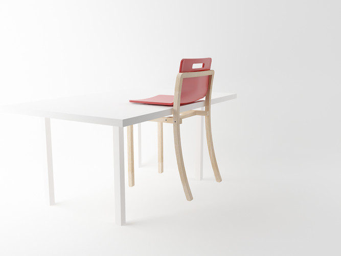  Hold Chair, a clever design to help you clean 